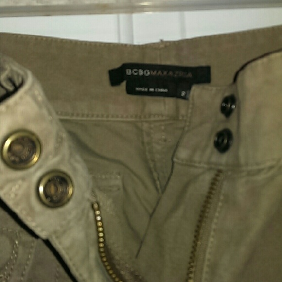 VTG 90's BCBG Max Azria Velour Zippered Flare Jean - Picture 6 of 8